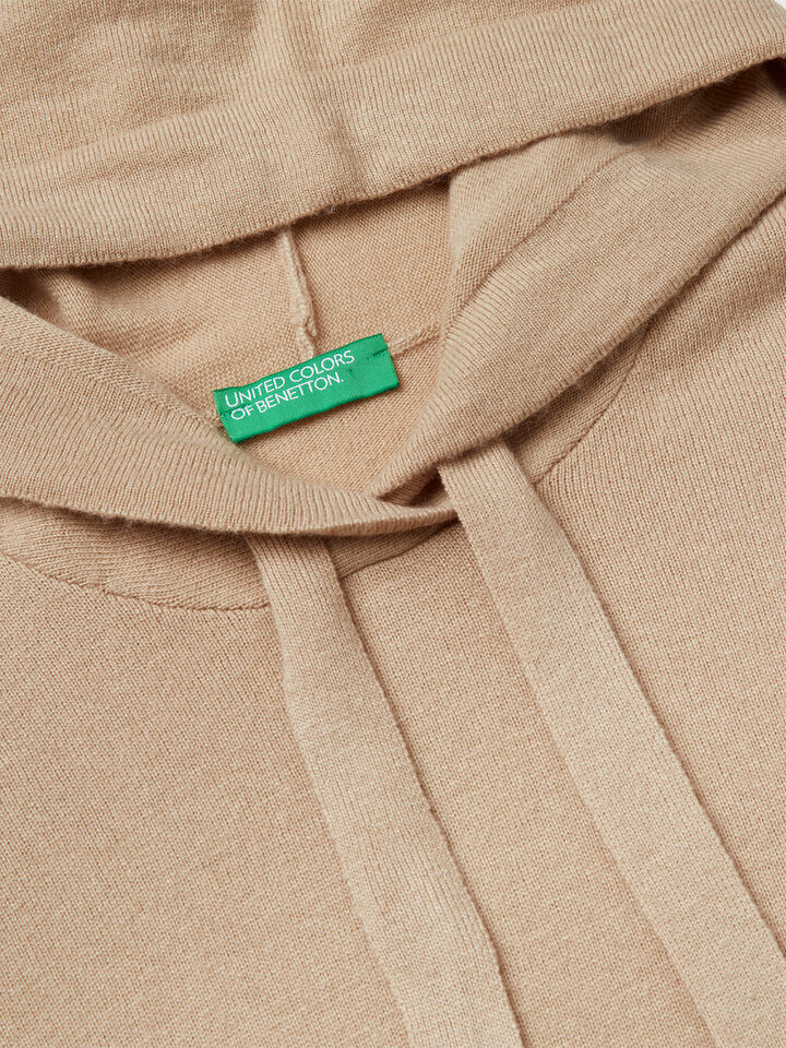 SWEATER W/HOOD Mujer image number 7